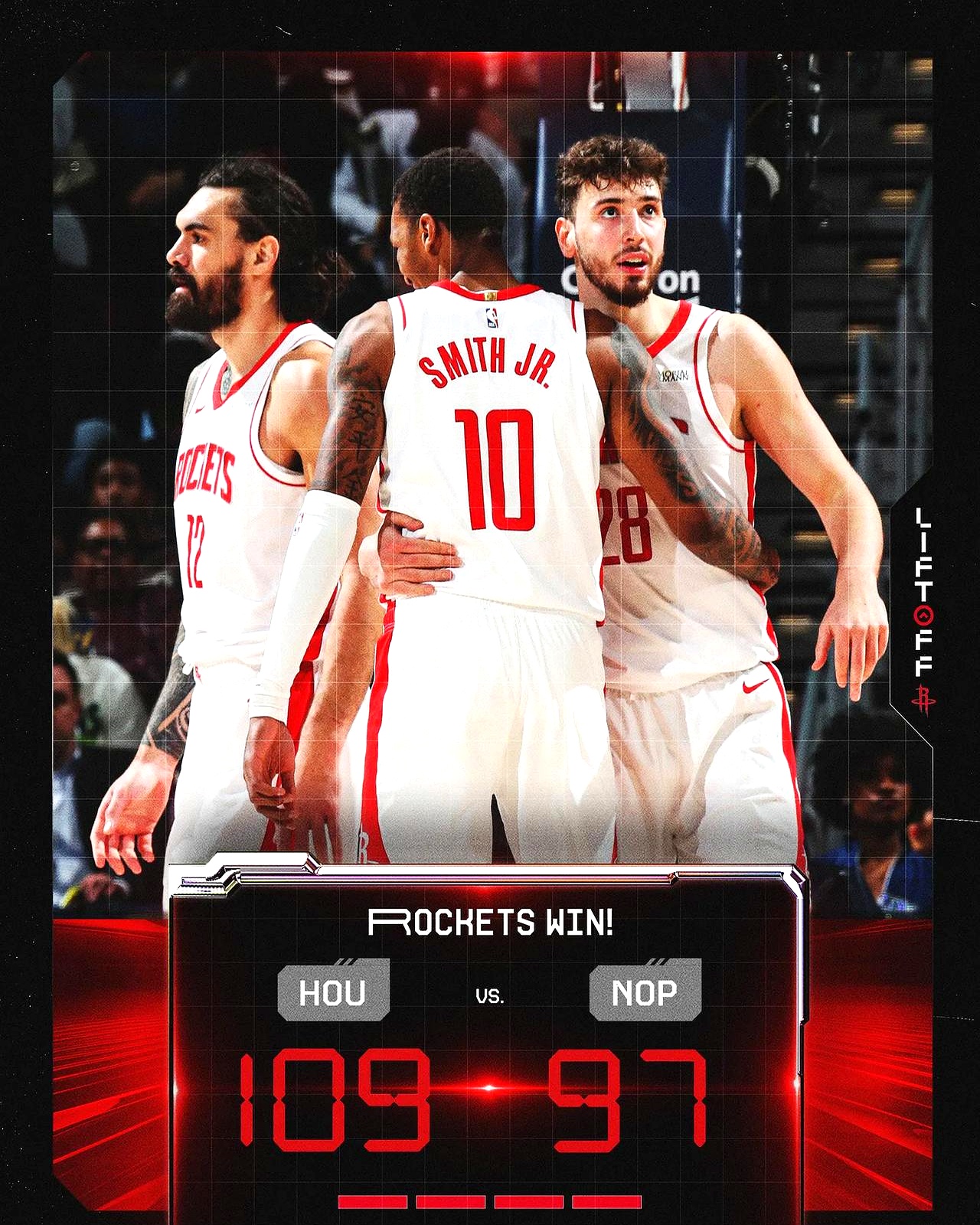 火箭主场大胜尼克斯,取得五连胜